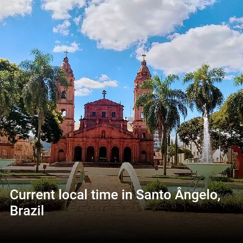 Current local time in Santo Ângelo, Brazil