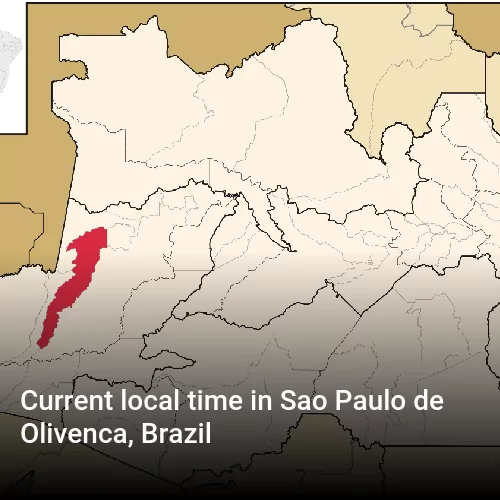 Current local time in Sao Paulo de Olivenca, Brazil