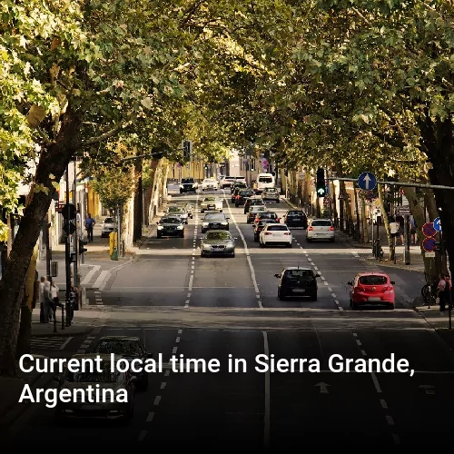 Current local time in Sierra Grande, Argentina