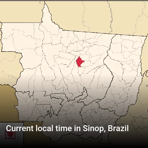 Current local time in Sinop, Brazil
