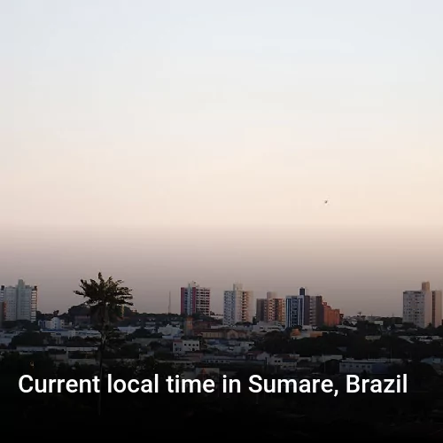 Current local time in Sumare, Brazil