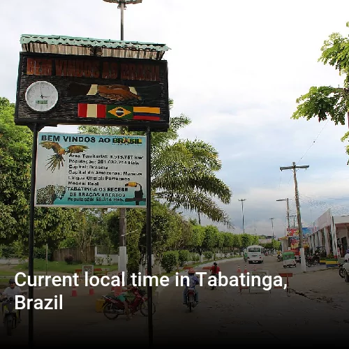 Current local time in Tabatinga, Brazil