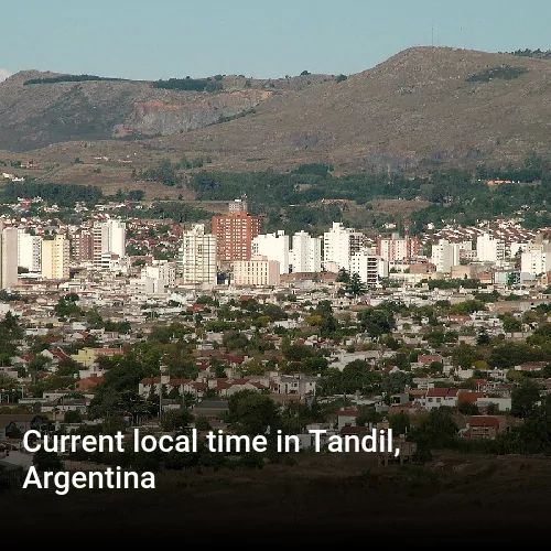 Current local time in Tandil, Argentina
