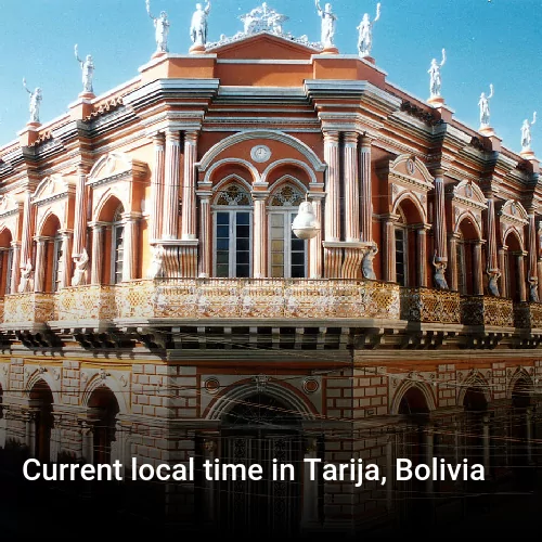 Current local time in Tarija, Bolivia