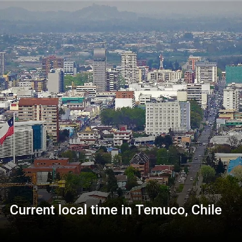 Current local time in Temuco, Chile
