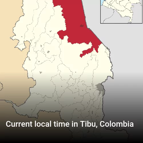 Current local time in Tibu, Colombia