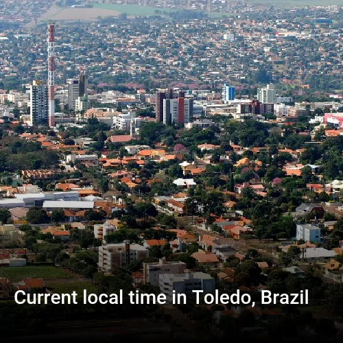Current local time in Toledo, Brazil