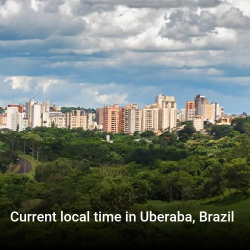 Current local time in Uberaba, Brazil