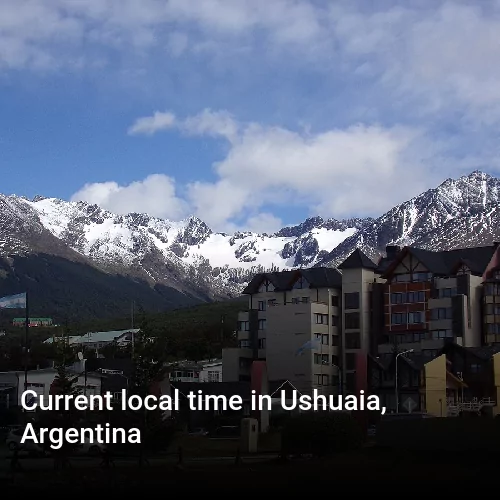 Current local time in Ushuaia, Argentina