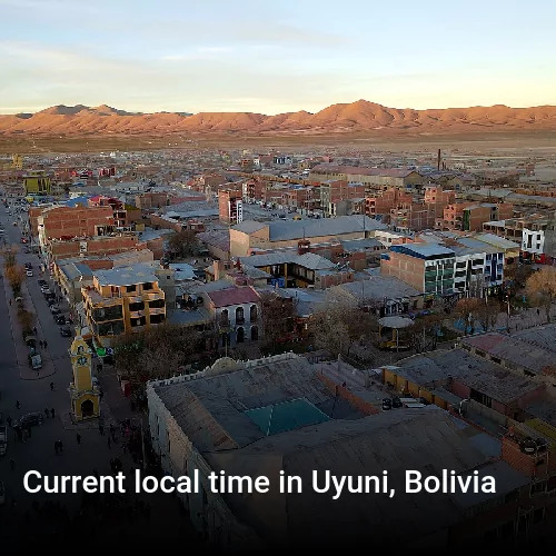 Current local time in Uyuni, Bolivia