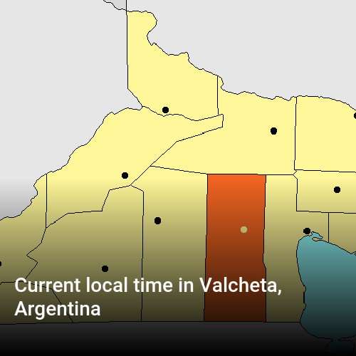 Current local time in Valcheta, Argentina