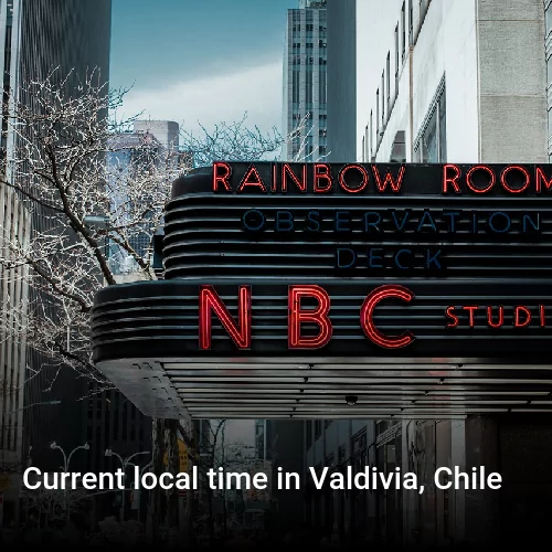 Current local time in Valdivia, Chile