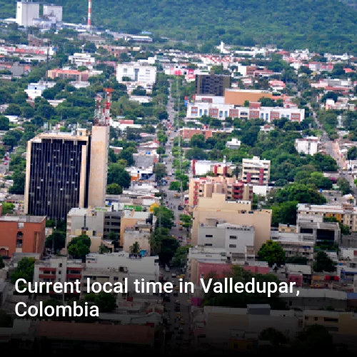 Current local time in Valledupar, Colombia