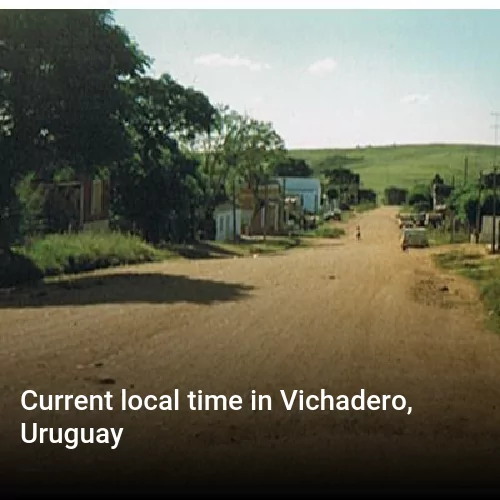 Current local time in Vichadero, Uruguay