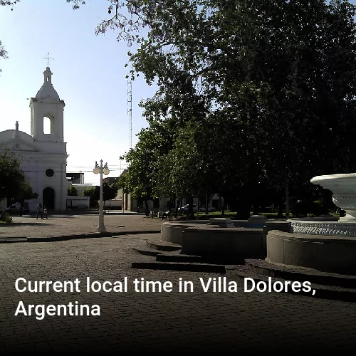 Current local time in Villa Dolores, Argentina