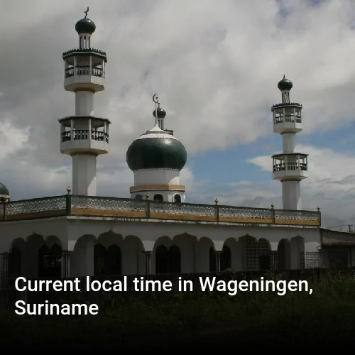 Current local time in Wageningen, Suriname