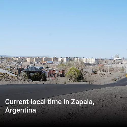 Current local time in Zapala, Argentina