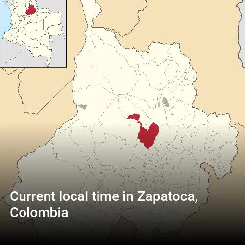 Current local time in Zapatoca, Colombia