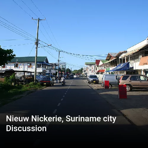 Nieuw Nickerie, Suriname city Discussion
