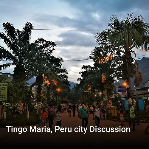 Tingo Maria, Peru city Discussion