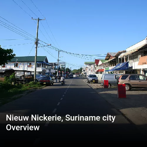 Nieuw Nickerie, Suriname city Overview