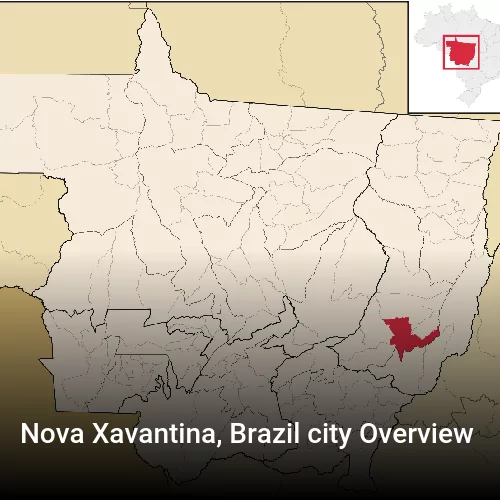 Nova Xavantina, Brazil city Overview